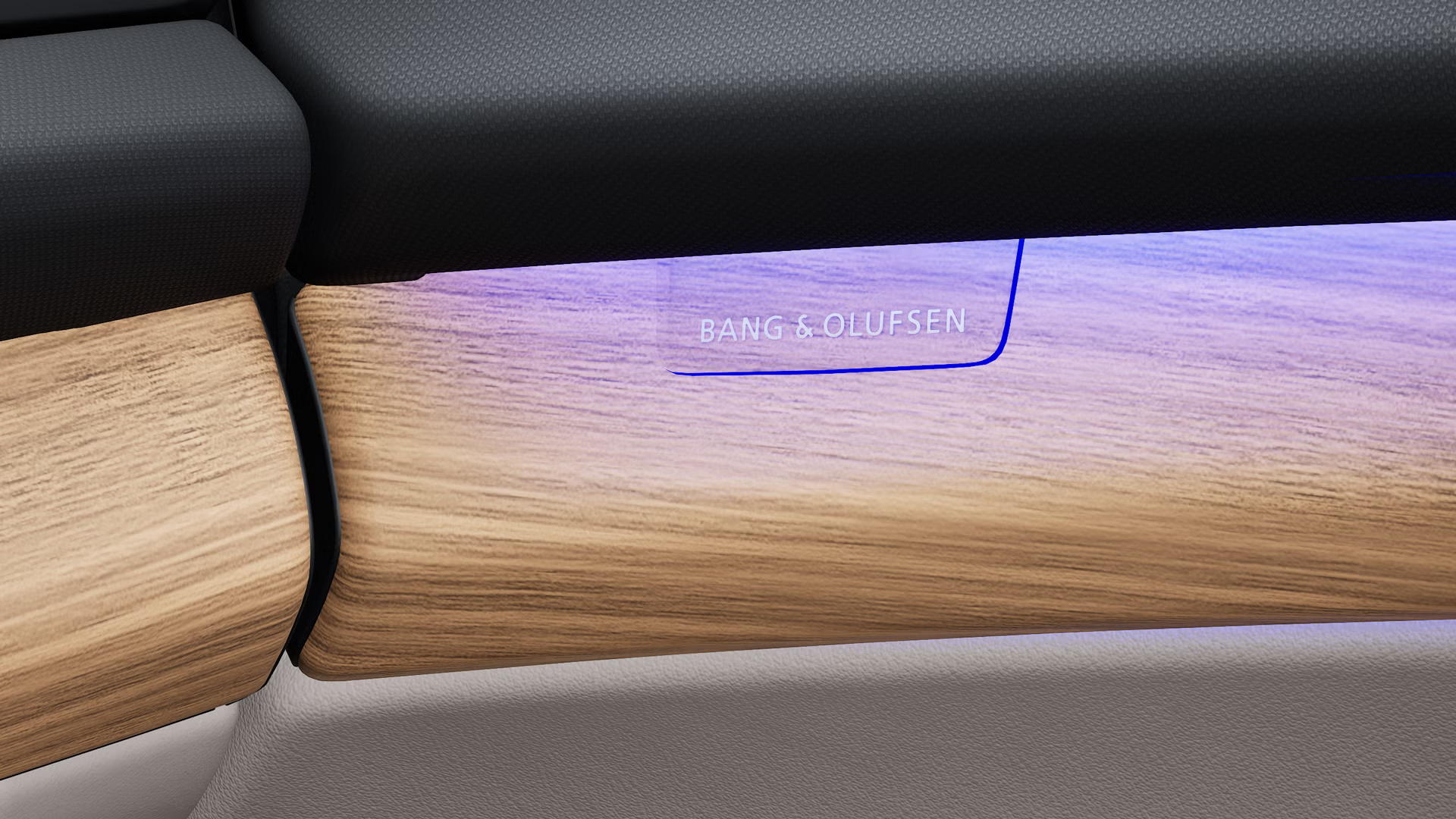 Nahaufnahme auf einen Lautsprecher vom Bang & Olufsen Premium Sound System.